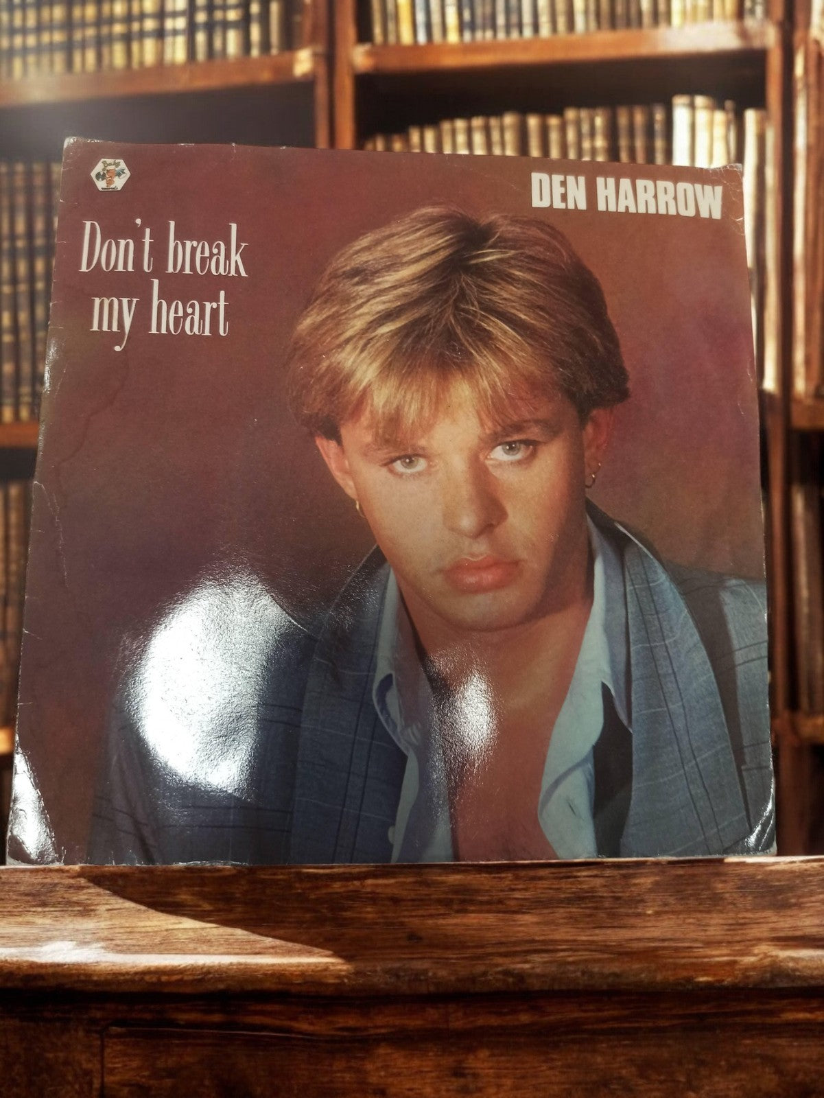 Vinyle 45 tours Den Harrow Don't Break My Heart vintage rétro années 80