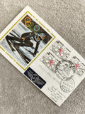 Lettre Premier Jour Sapporo 1972 Jeux Olympiques hiver timbres France ski
