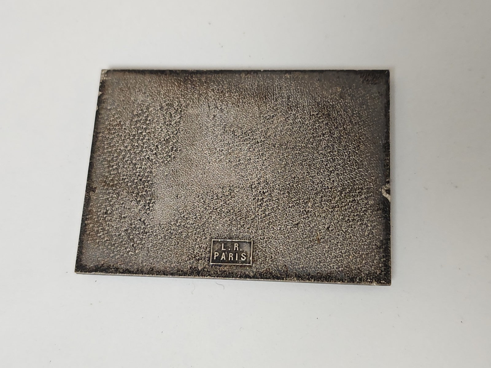 Plaque métal ancienne Grenoble vintage rétro déco collection ville française