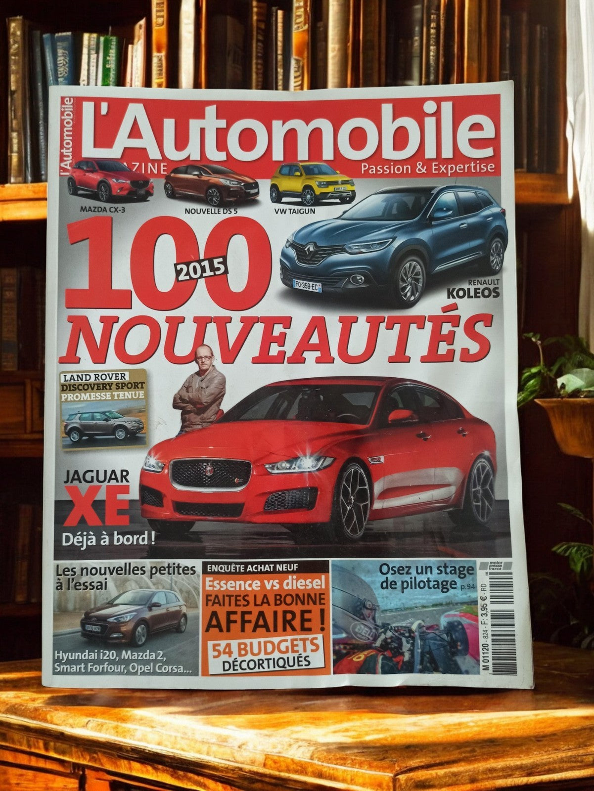 Magazine L'Automobile 2015 ancien vintage 100 nouveautés Jaguar XE