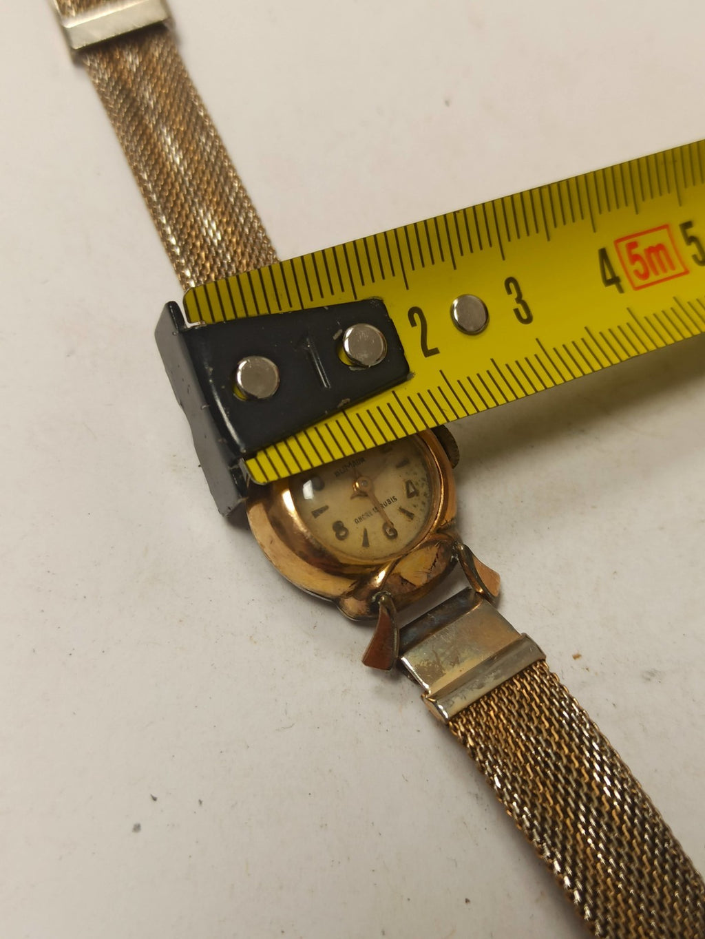 Montre femme Blimaur vintage mécanique plaquée or rétro à réviser