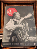 Magazine Paris Match 1939 ancien illustré rétro couverture musique Pologne