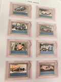Timbres Ajman State auto sportives oblitérés, poste aérienne, voitures de course