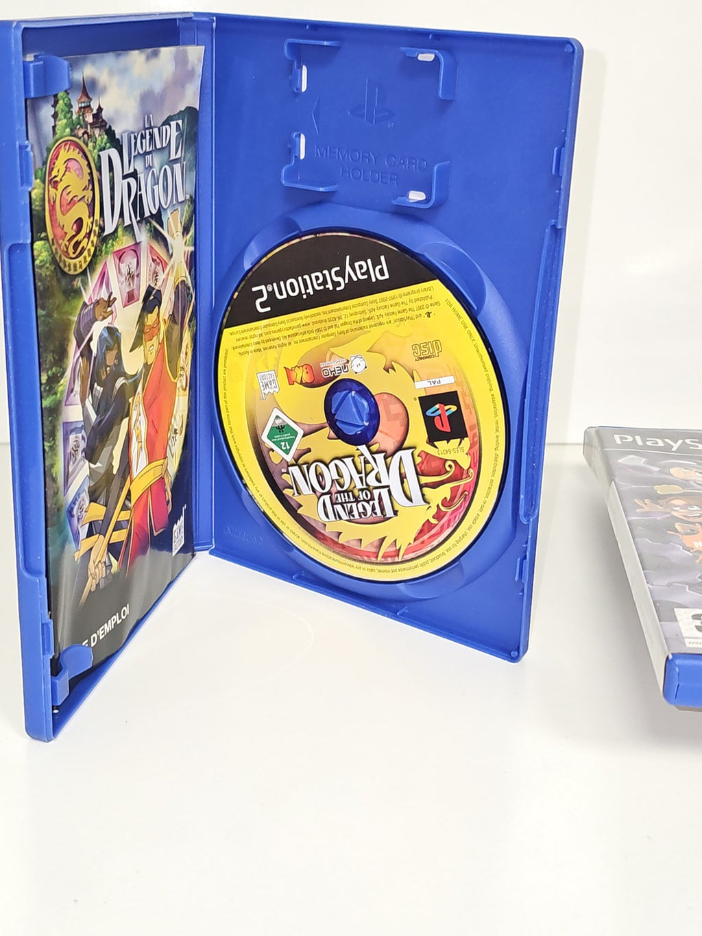 Lot 2 jeux PS2 Bob l'Éponge + La Légende du Dragon pour console Playstation 2