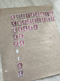 Gros lot ancien timbres d'étude Marianne 20c rouge planche philatélie France