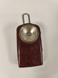 Ancienne lampe de poche vintage rouge Wonder à réflecteur rond, collection rétro