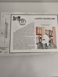 Feuillet CEF Gaston Bachelard Bar-sur-Aube philatélie illustration