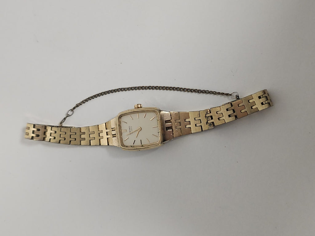 Montre femme Seiko à quartz à réparer montre-bracelet Seiko occasion à restaurer