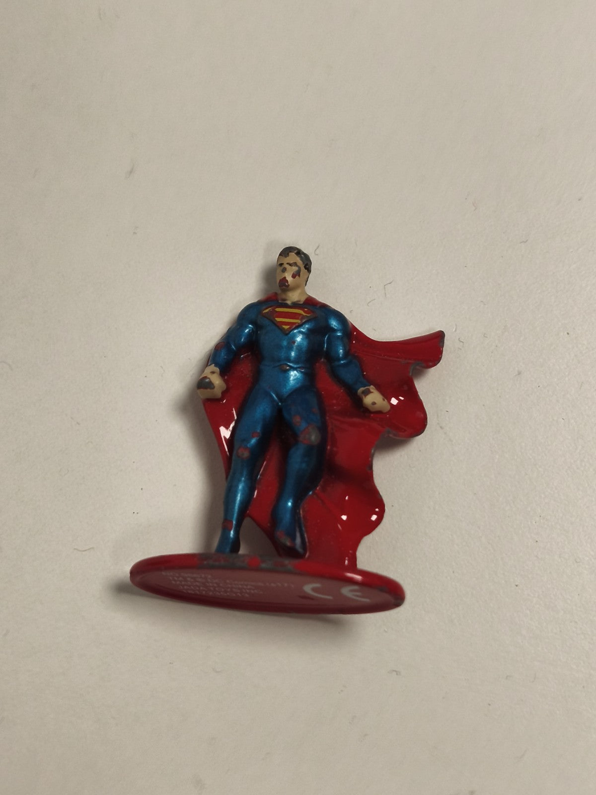 Figurine Nano Metalfigs DC Comics Superman miniature d'occasion peinture usée