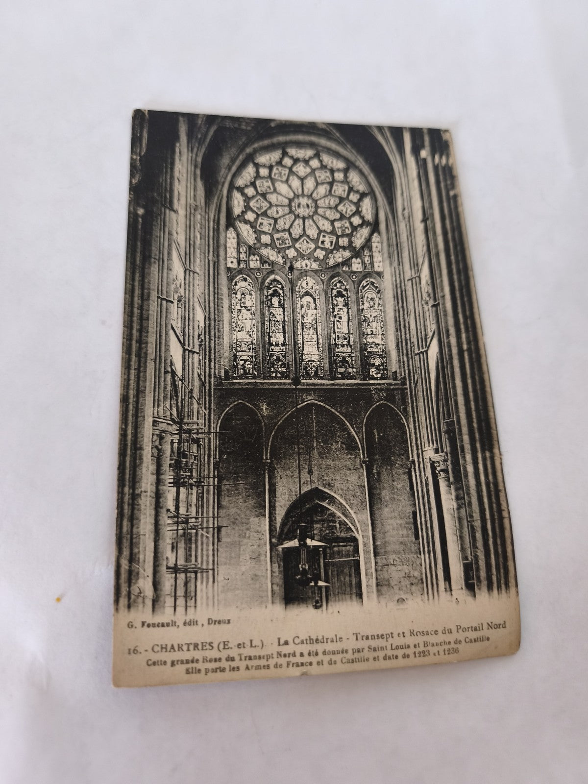 Carte postale ancienne vintage Chartres collection rétro France ville cathédrale