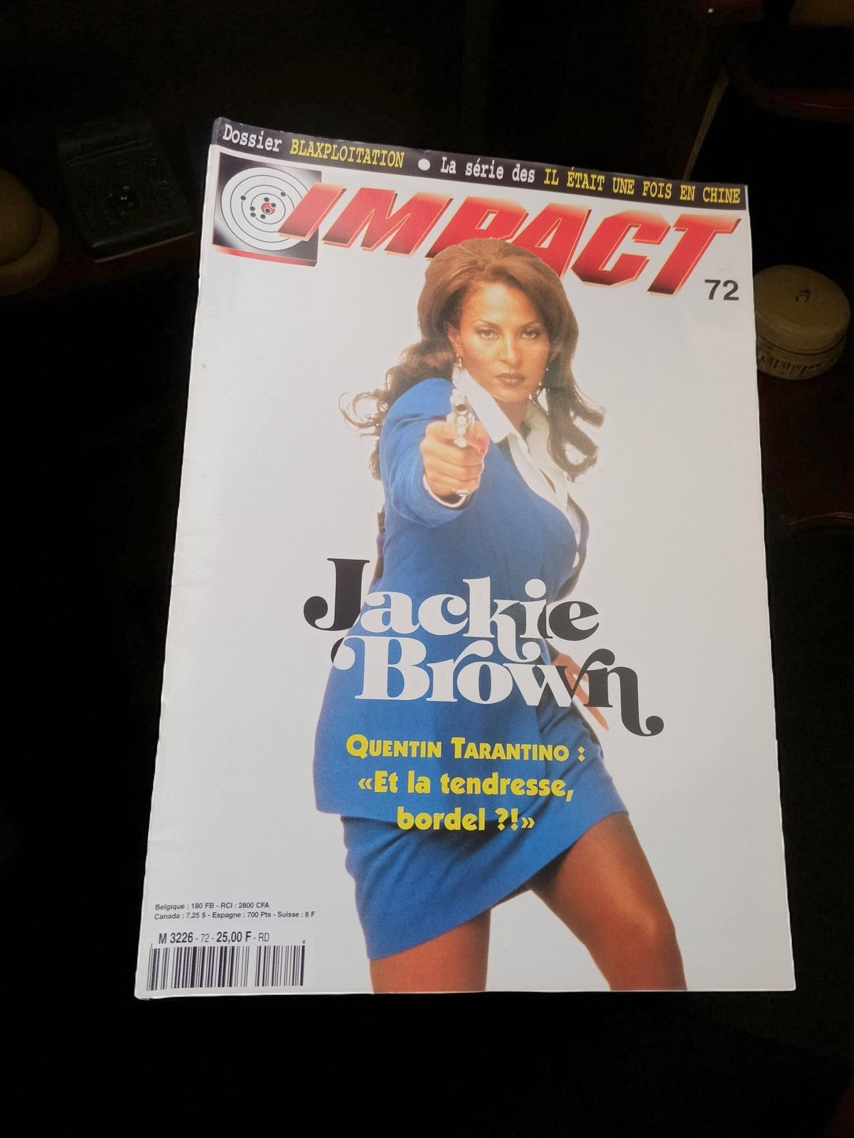 Magazine cinéma Impact n°72 Jackie Brown vintage ancien très bon état