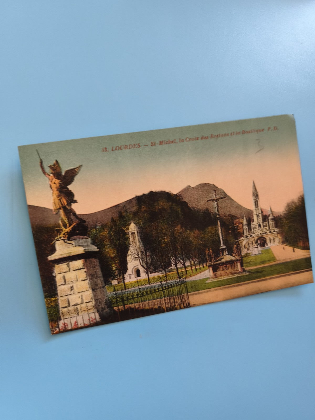 Carte postale ancienne vintage Lourdes rétro collection France religieux
