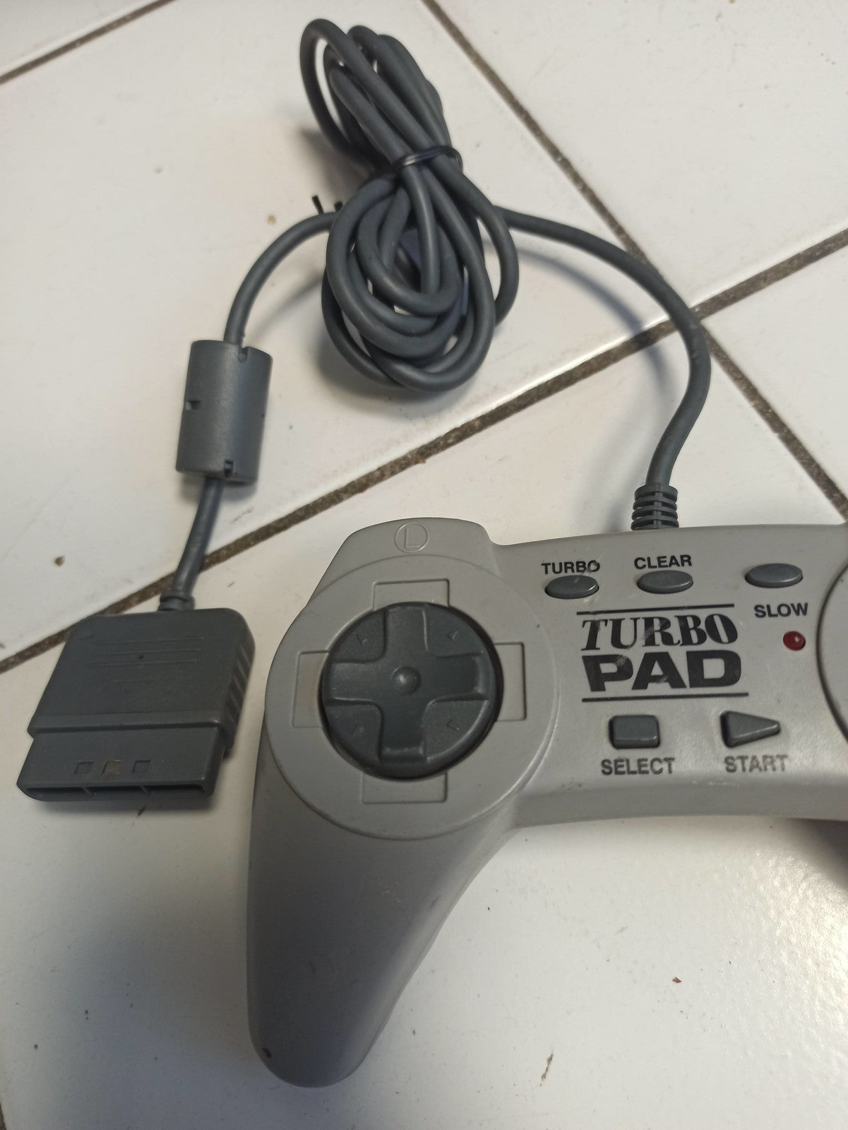 Manette compatible PlayStation PS1 Turbo Pad filaire pour console Sony