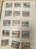 Lot de timbres d?Italie oblitérés paysages villes couleurs variées (support non