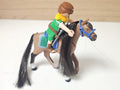 Playmobil ancien vintage avec cheval, figurine rétro collection années 80 jouet