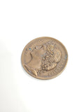 Médaille ancienne signée Bouches du Rhône, vintage collection, objet rétro Franc