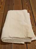 Drap de lit ancien brodé ancres vintage fin XIXe, rare linge rétro collection