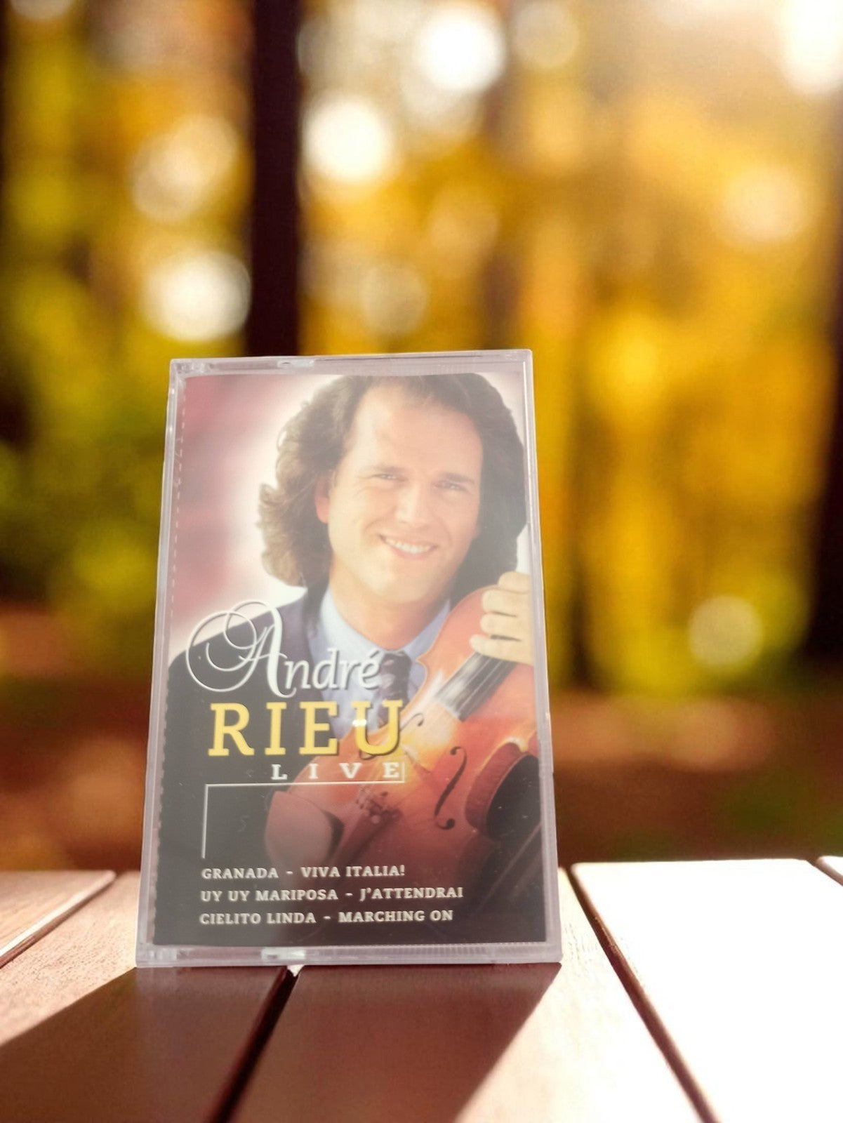 Cassette audio André Rieu Live vintage rétro K7 musique ancienne occasion