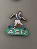 Old retro ASR pin for collectors, vintage sports club badge France