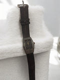 Montre Renault ancienne homme vintage à restaurer cadran rectangulaire noir