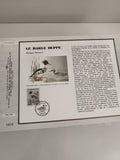 Feuillet philatélique CEF Le Harle Huppé timbre 500F oiseau France