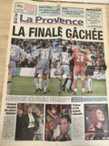 Ancien journal La Provence OM finale 2004 football collector Marseille