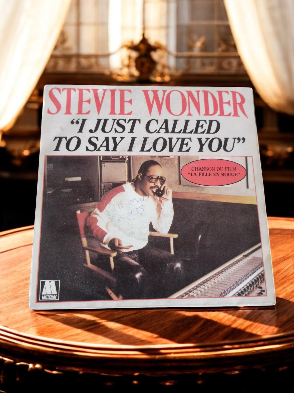 Vinyle 45T Stevie Wonder Motown "I Just Called" vintage pochette FR