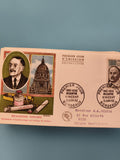 Lettre Premier Jour Hyacinthe Vincent 1962 FDC cachet Bordeaux philatélie (Ref 2