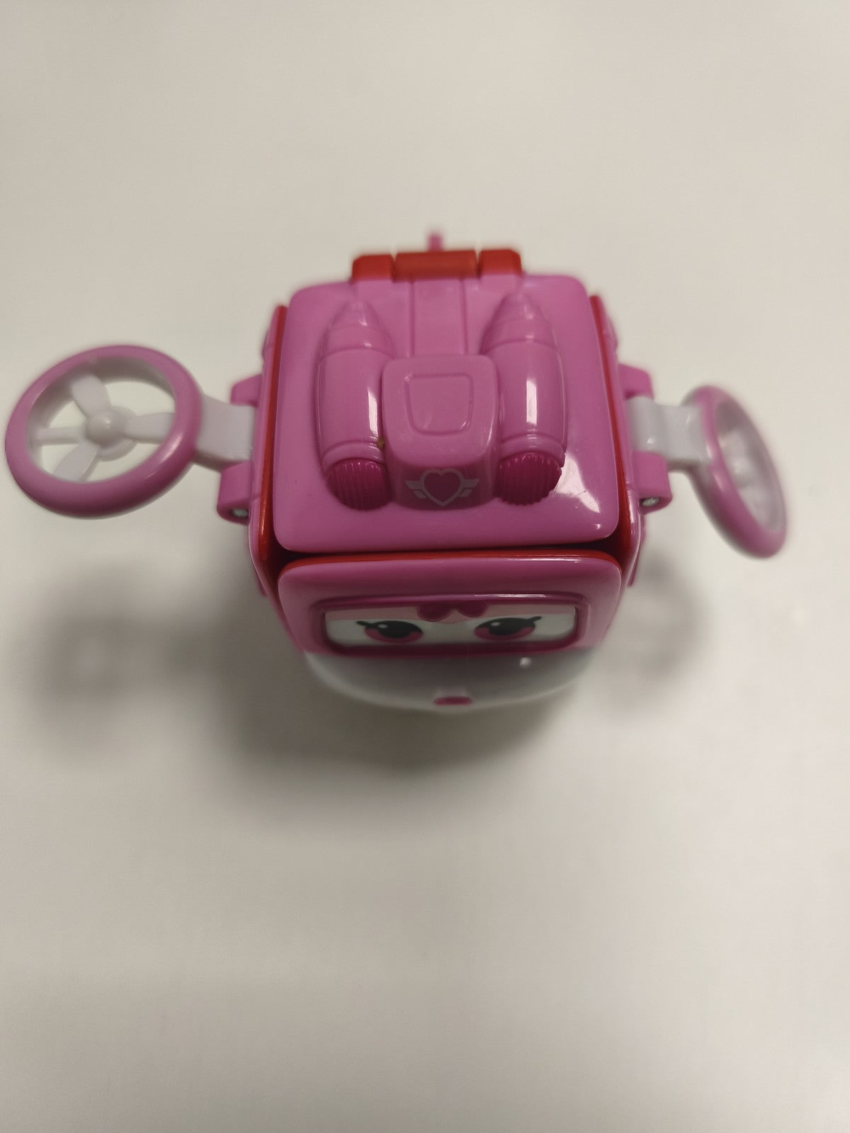 Figurine Flip Dizzy cubique articulée Super Wings jouet d'occasion personnage an