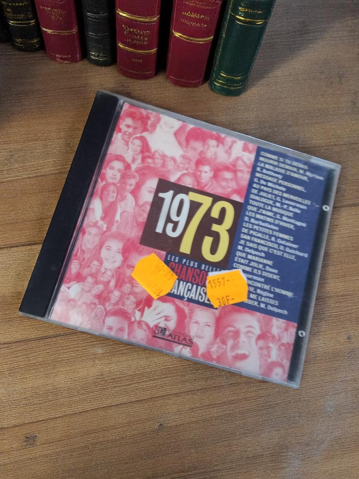 CD 1973 Les Plus Belles Chansons Françaises vintage compilation Atlas