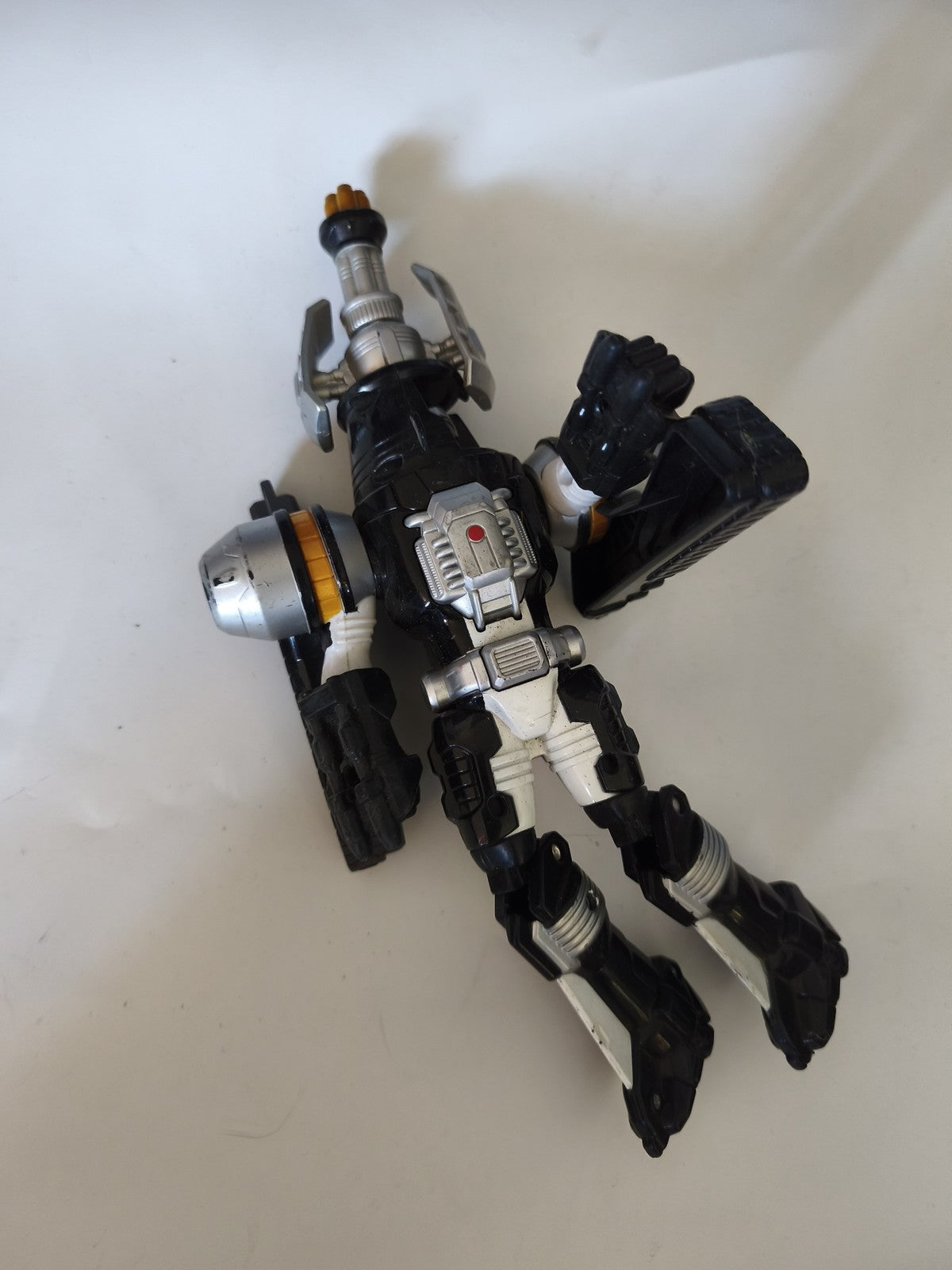 Figurine Power Rangers Overdrive Turbo Drill Ranger Noir articulée d'occasion