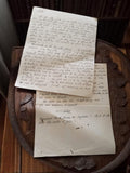 Lettre manuscrite 1918 témoignage guerre mère d’Yvette correspondance ancienne