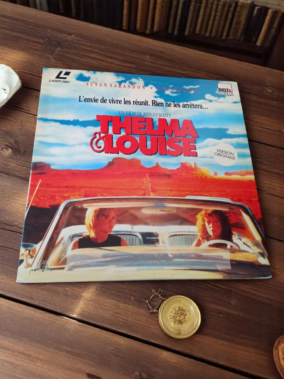 Laserdisc Thelma & Louise DELT Video VO - Cinéma vintage années 90 film culte