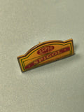 Pin's vintage Spigol ancien publicité épices jaune rouge collection rétro