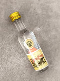 Mini bouteille alcool Strega 40° 3cl capsule jaune étiquette Italie