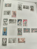 Timbres Dahomey lot thématique sport, culture, oblitérés philatélie Afrique