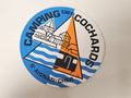 Autocollant publicitaire rétro ancien Camping des Cochards, vintage collection d