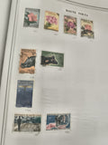 Timbres Haute-Volta fleurs animaux thématiques Afrique poste oblitérés philatéli
