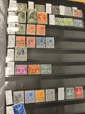 Lot timbres oblitérés Pays-Bas NEDERLAND couleurs variées philatélie
