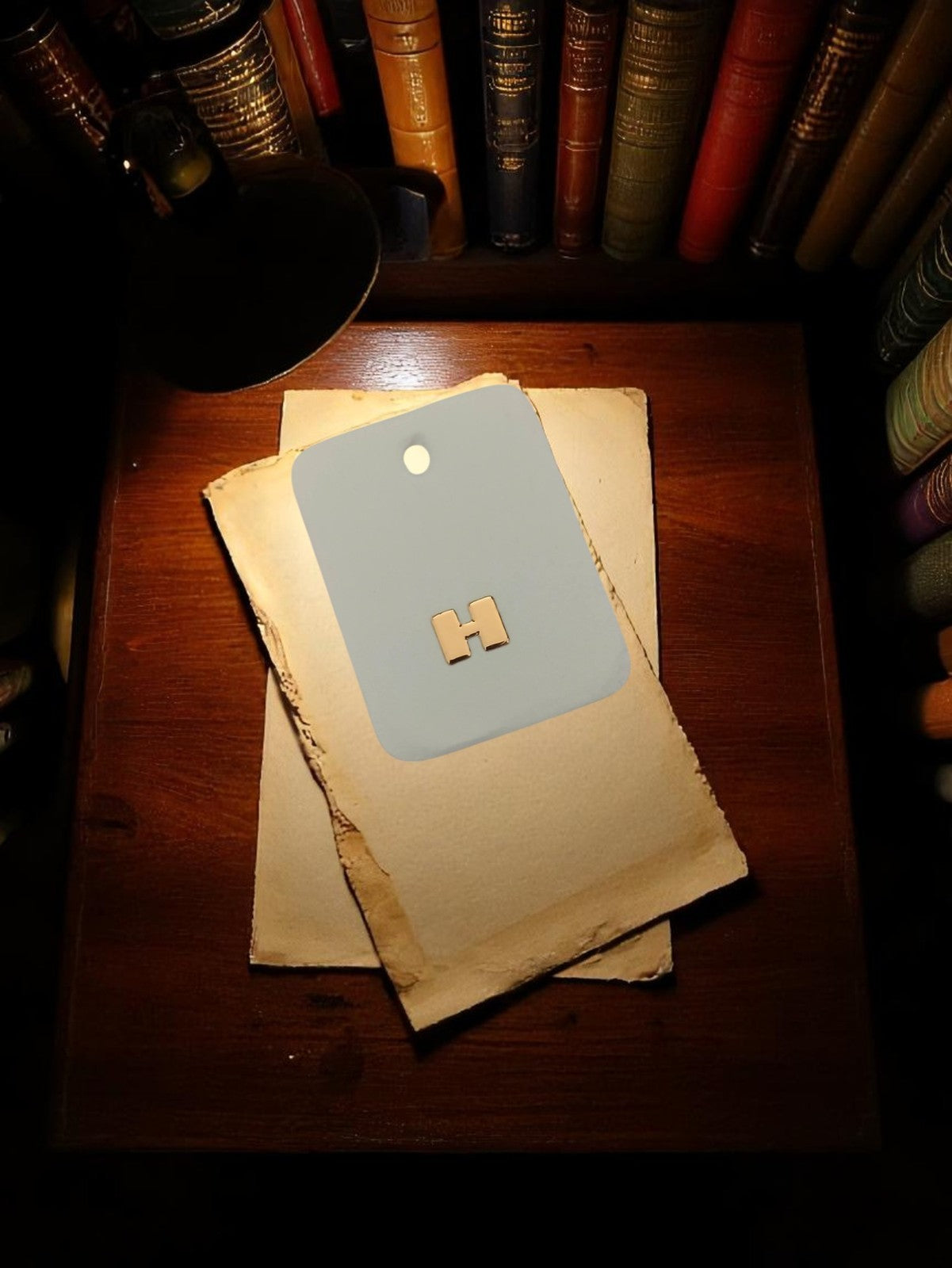 Lettre H bijou vintage plaqué or | Initiale ancienne bijouterie | Neuf rare