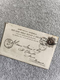 CPA Postcard Great Britain & Ireland 1898 timbre 1d Glasgow Jura
