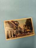 Ancienne carte postale animée Barcelonnette PTT rue Manuel vintage couleur
