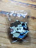 Pin's Tokyo Disneyland Minnie Noël, Disney, édition rare, motif flocon