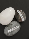 Pierres polies labradorite pierre de lune œuf décoratif minéraux