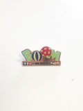 Pin's rétro ancien BOOM TF1 authentique, badge collection TV années 90 vintage