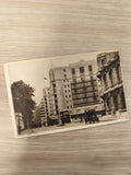 Carte postale ancienne London Park Lane noir et blanc, voitures rétro