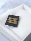 Écusson militaire ancien armée de l'air brodé doré vintage grade