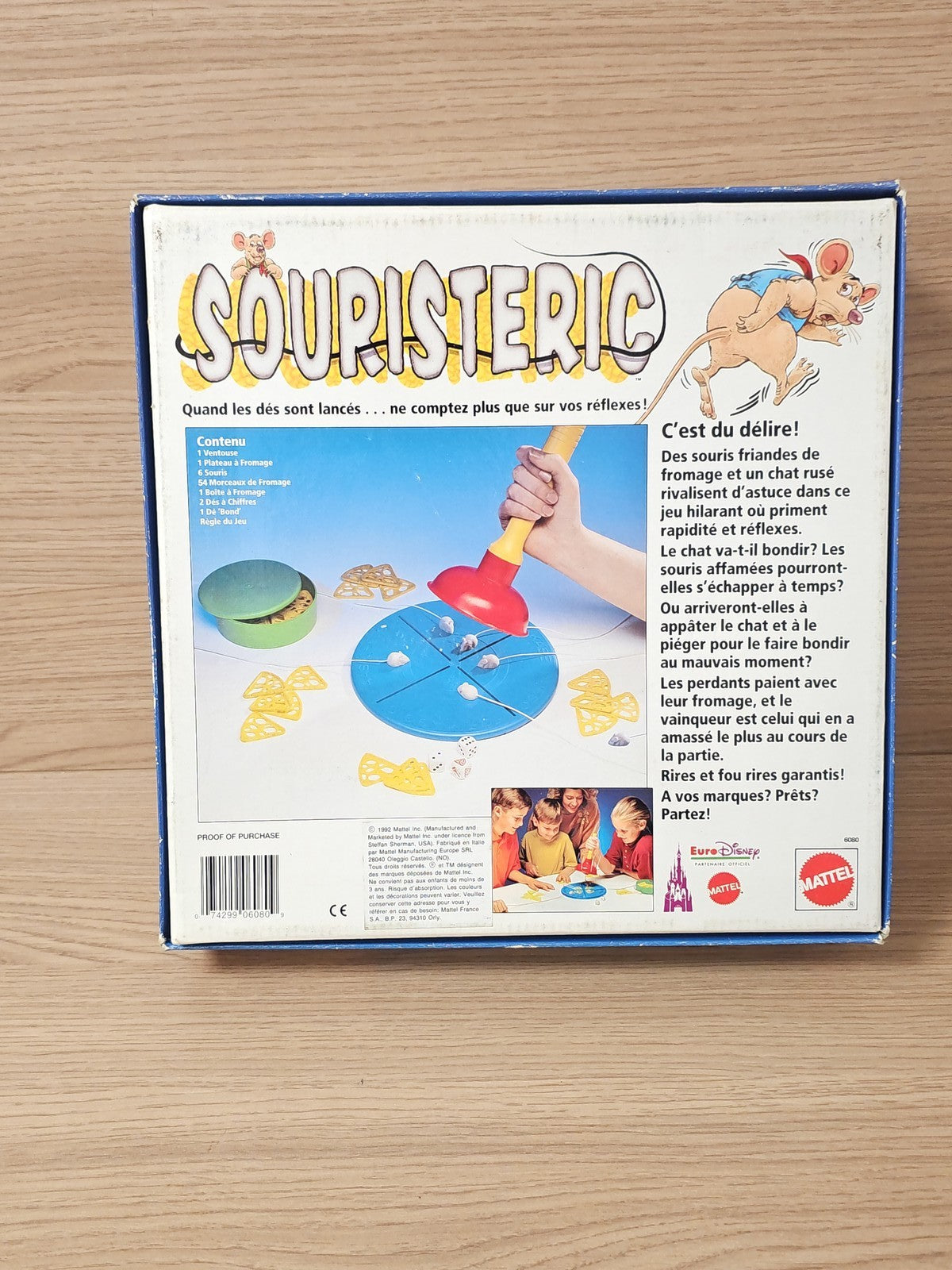 Jeu de société vintage Souristeric Matel ancien rare pour collectionneur rétro