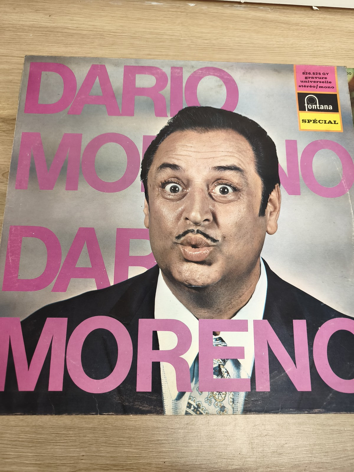 Vinyle 33T Dario Moreno ? Album Fontana Spécial, pochette couleur, gravure stéré