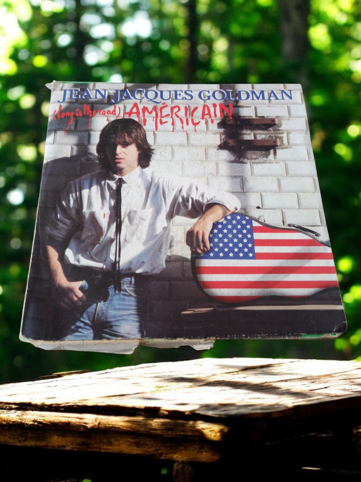 Vinyle 45 tours Jean-Jacques Goldman Américain vintage rare pochette années 80
